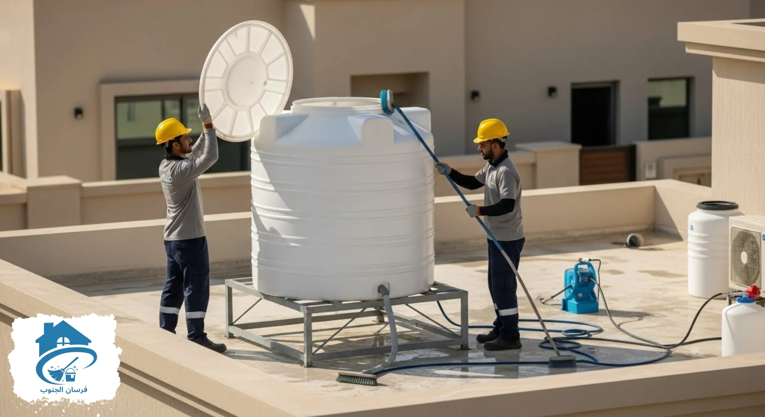 لماذا تُعد خدمات تنظيف خزانات المياه بالرياض من شركة فرسان الجنوب خياراً أساسياً للحفاظ على صحة الأسرة؟
