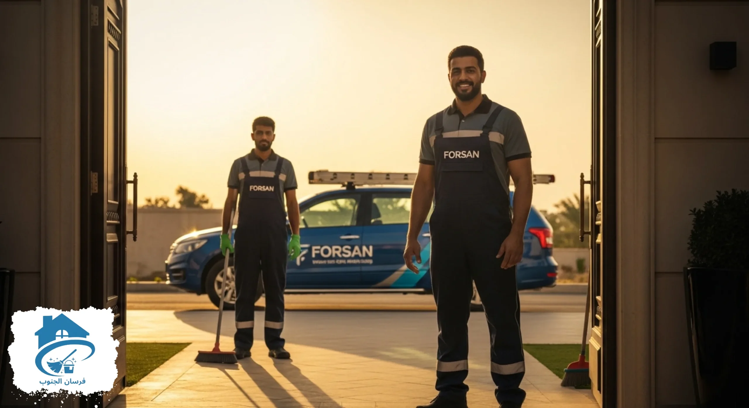 احجز الآن أفضل خدمة تنظيف فلل بالرياض مع فرسان الجنوب