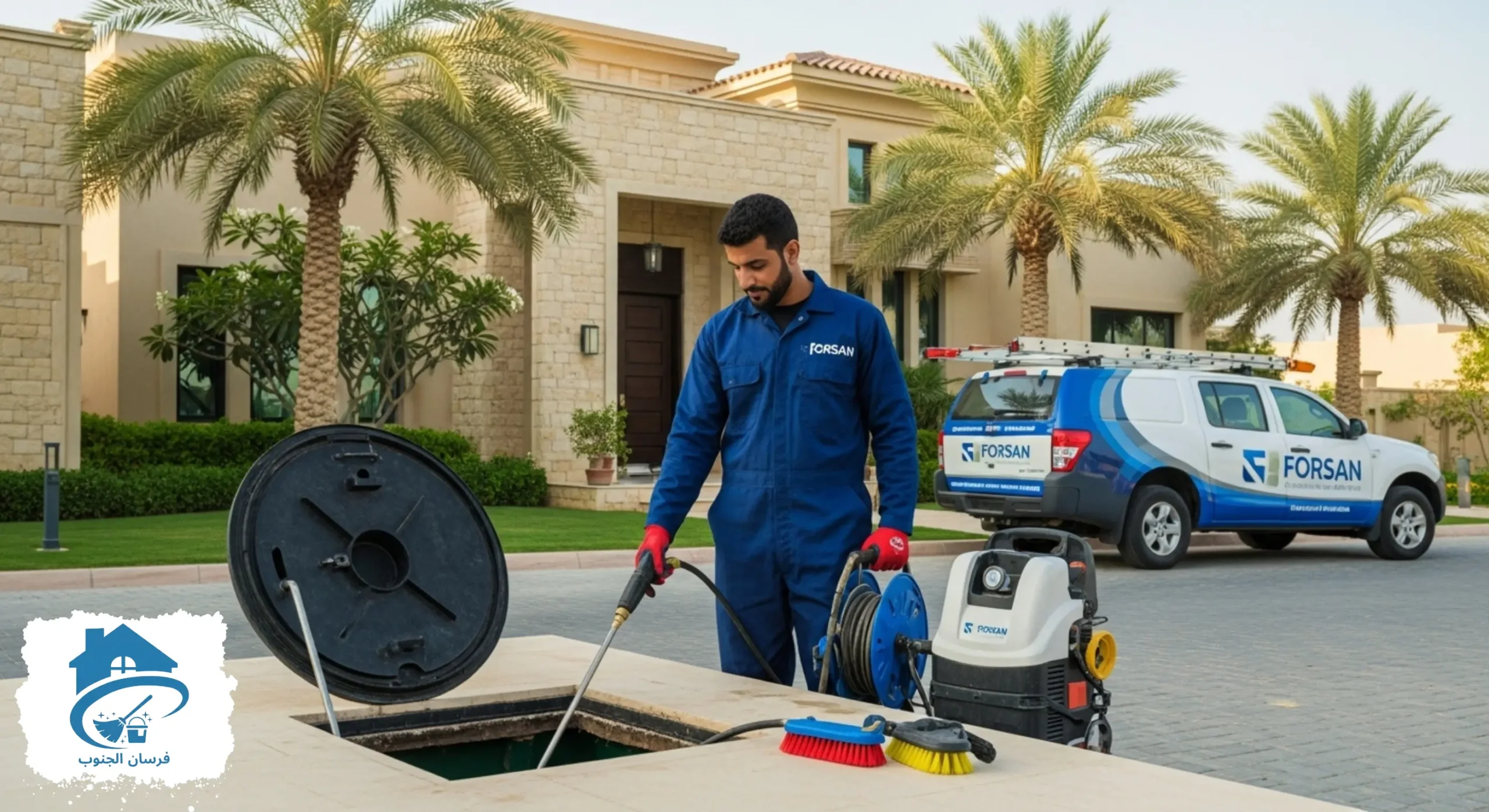 لماذا تُعد شركة فرسان الجنوب أفضل شركة تنظيف وصيانة خزانات بالرياض؟ 