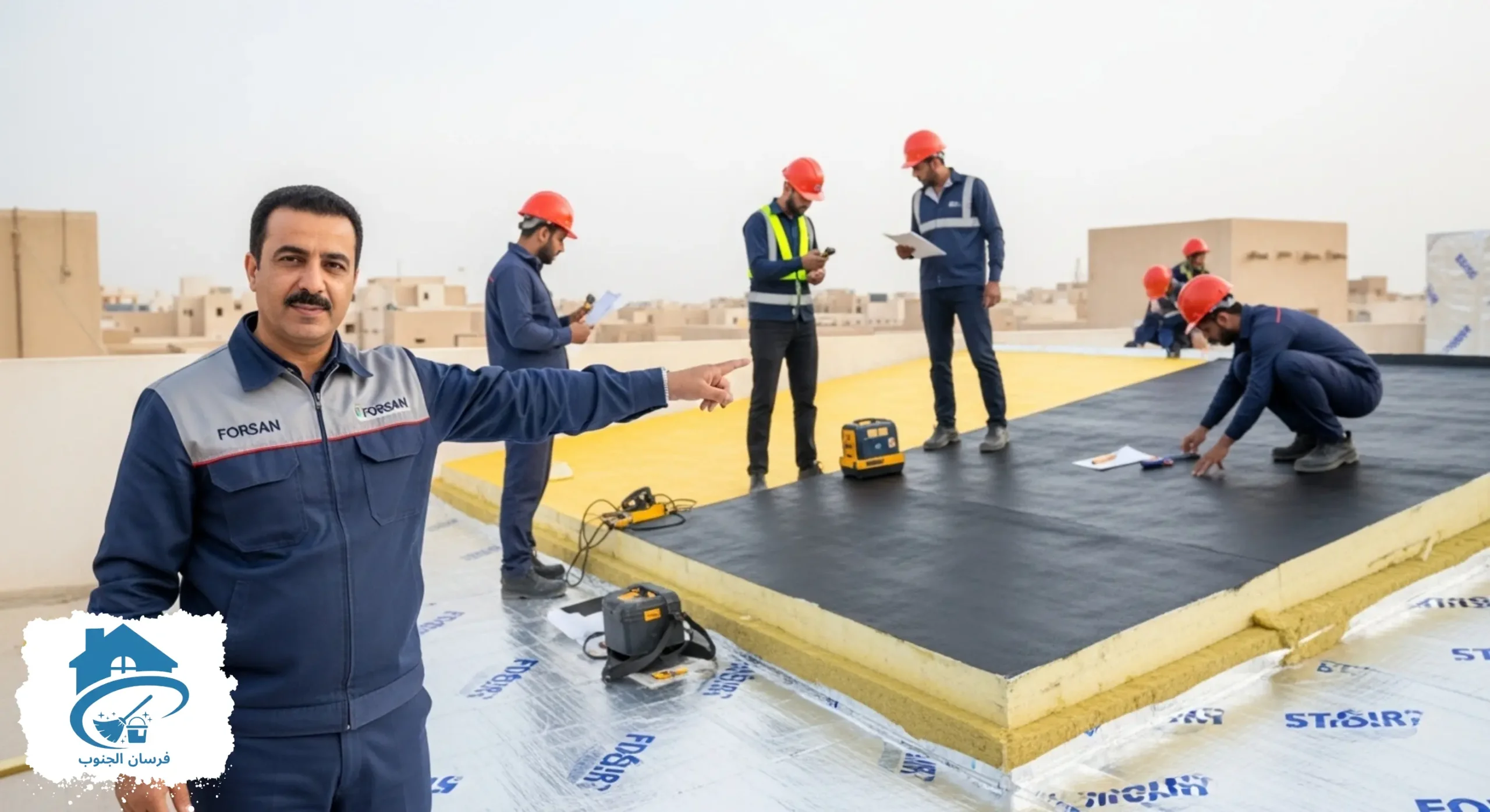 لماذا تُعد شركة فرسان الجنوب أفضل شركة معالجة تسربات الأسطح بالرياض؟
