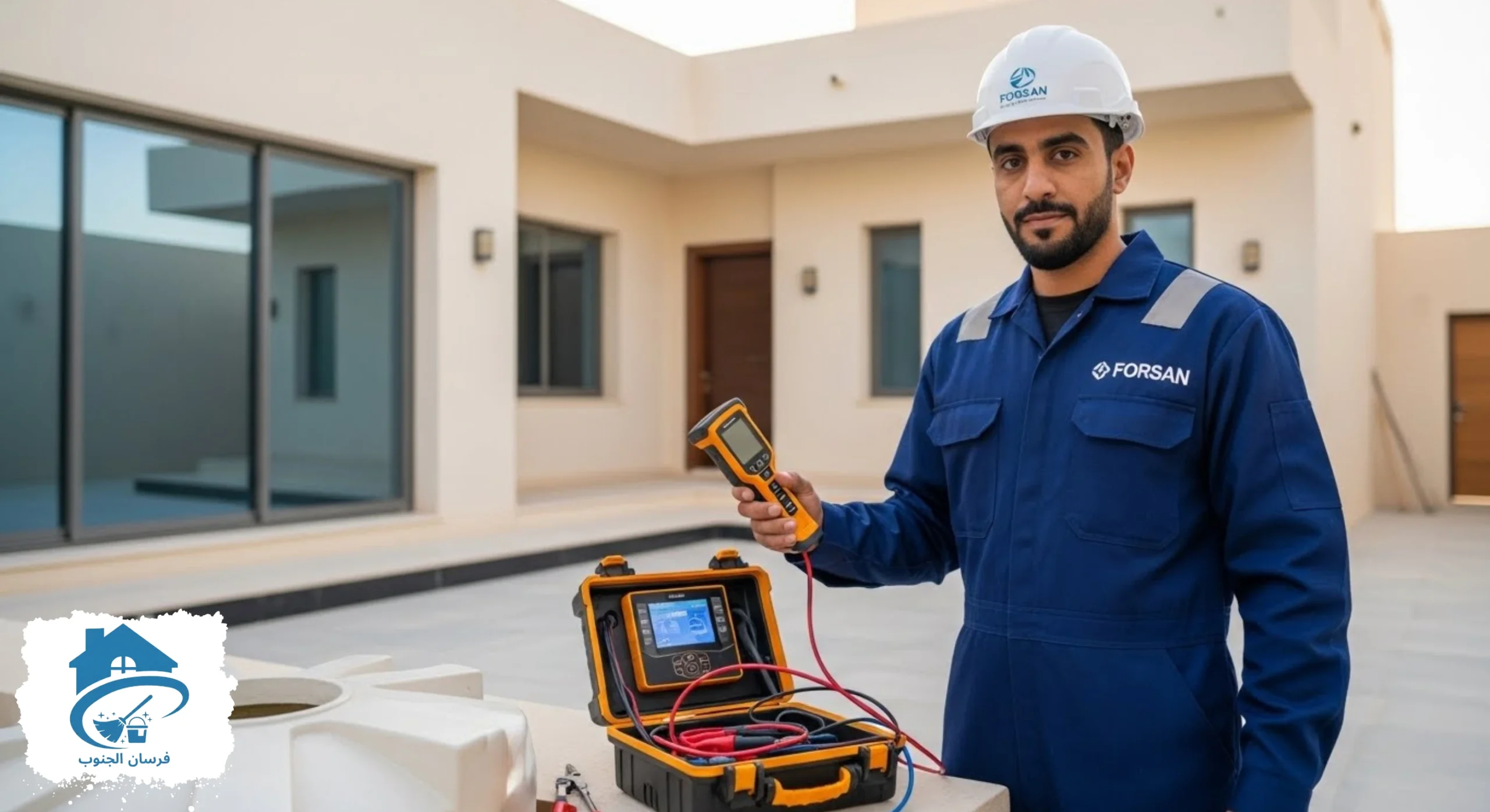 أفضل خدمات كشف تسربات الخزانات بالرياض من شركة فرسان الجنوب