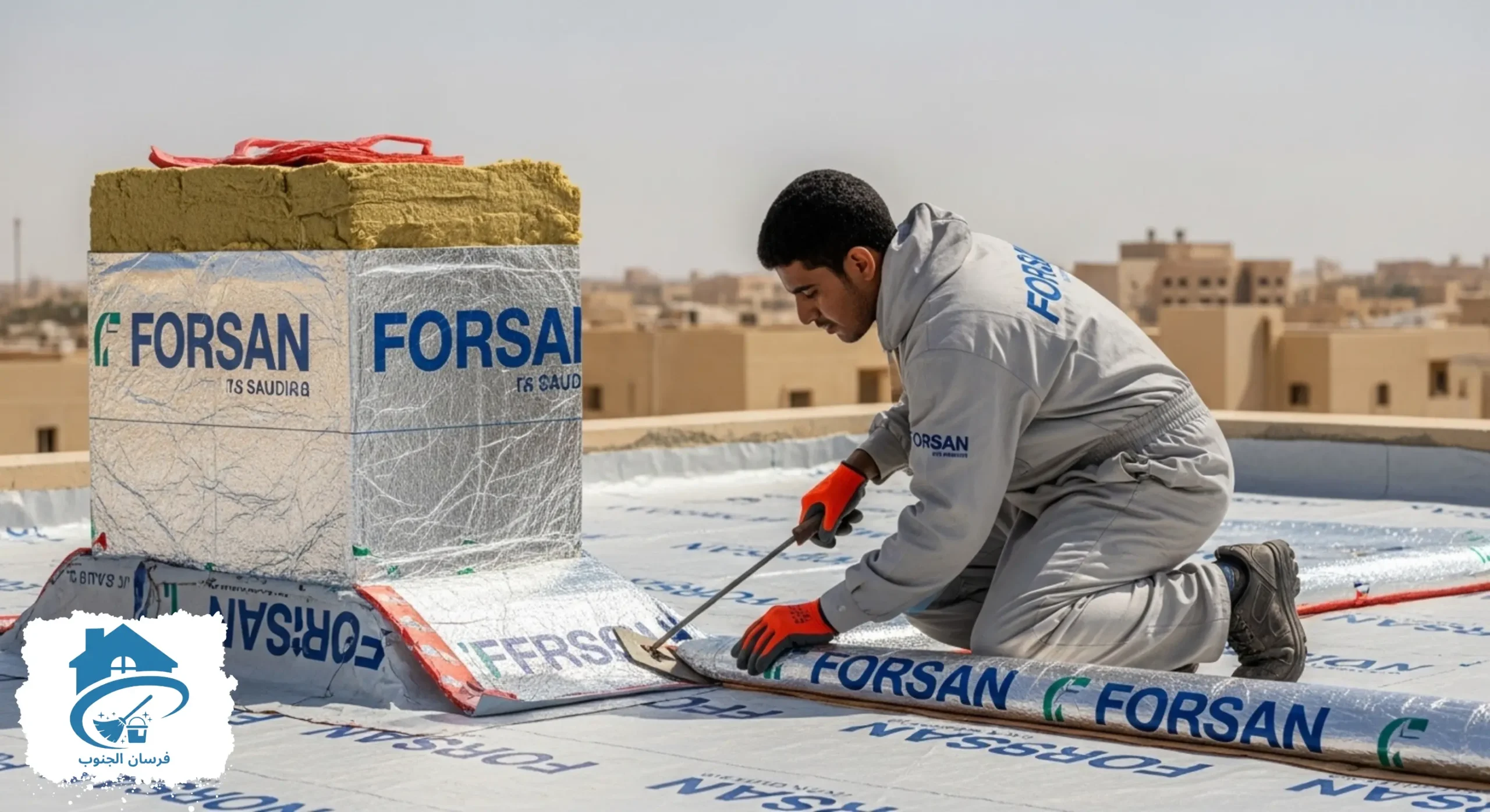 أفضل خدمات معالجة تسربات الأسطح بالرياض من شركة فرسان الجنوب